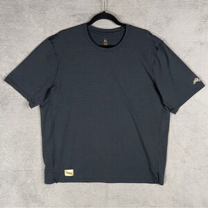 Tracksmith Session Running T-Shirt Men’s XL Black Outdoor Lightweight Stretch